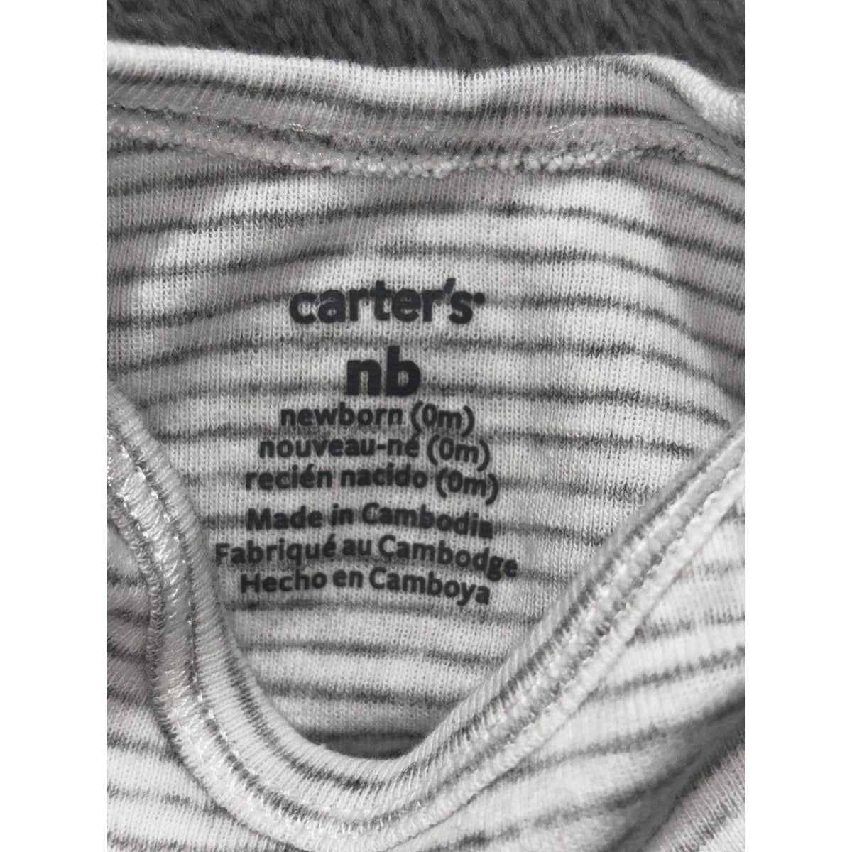 Carter's Baby Boy 3M 7 Piece Bundle Bodysuits Henley Pants Blue Brown Navy