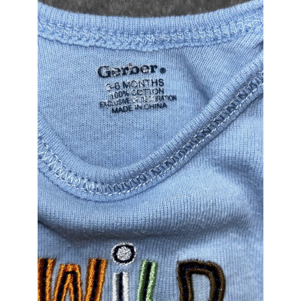 Gerber Baby Boy 3-9M 6 Piece Bundle Sleeper Bodysuits Green Blue Navy