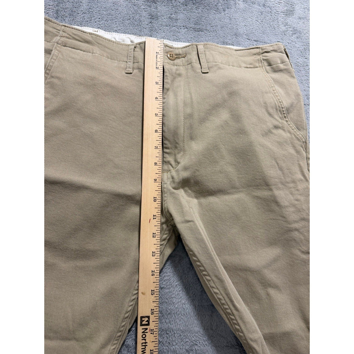 Levi Strauss & Co W36 L30 Khaki Chino Pants Mens Casual Preppy Vintage