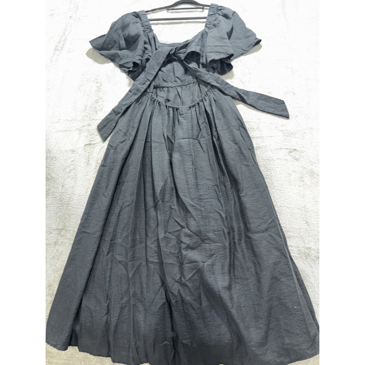 A New Day Women's Black Flutter Maxi Dress Size S, photo 9 of 13