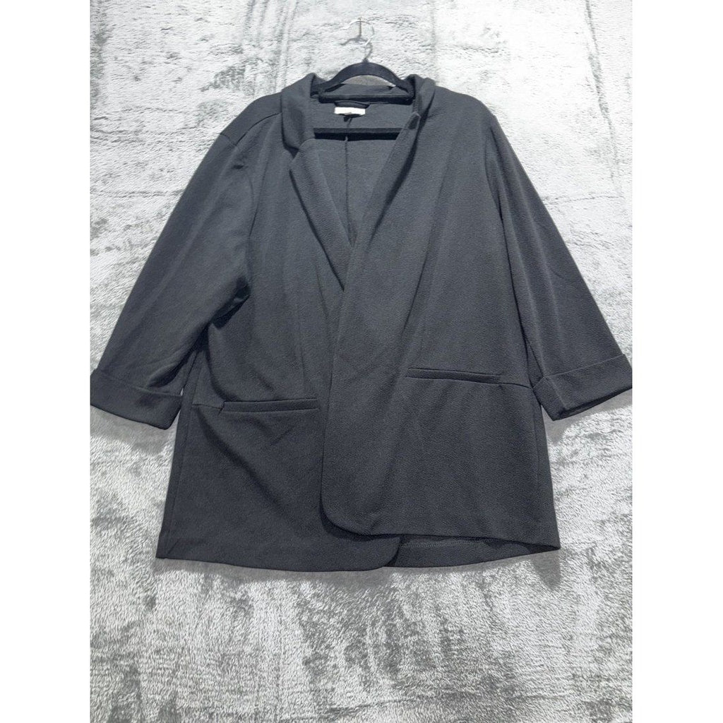 Maurices Women's Black Open Front Blazer Size 1X