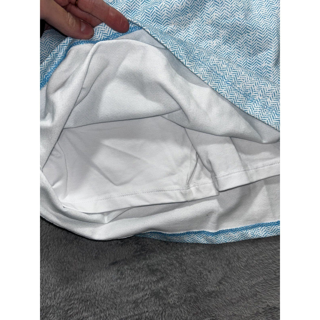 Teez-Her Women's Light Blue Herringbone Skort Size S, photo 10 of 14