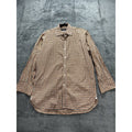 Turnbull & Asser Men's Orange Check Shirt 15 1/2
