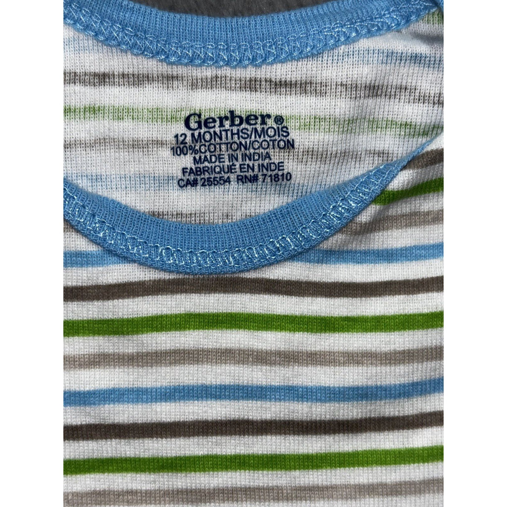 Carter's Gerber Baby 12M 5 Piece Bundle Rash Guard Swim Shorts Onesies