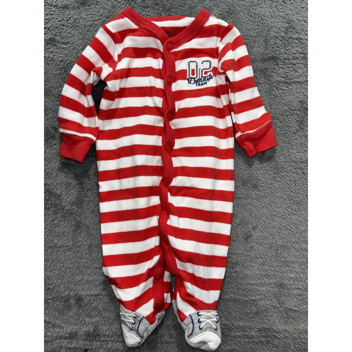 Carter's Just One You Baby Boy 3M 8 Piece Bundle Bunting Sleeper Plaid Pants