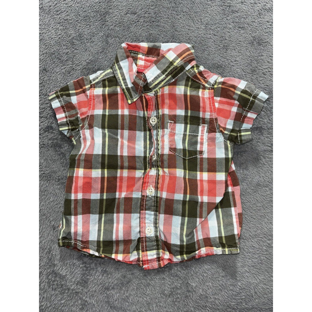 Carter's Just One You Baby Boy 3M 8 Piece Bundle Bunting Sleeper Plaid Pants