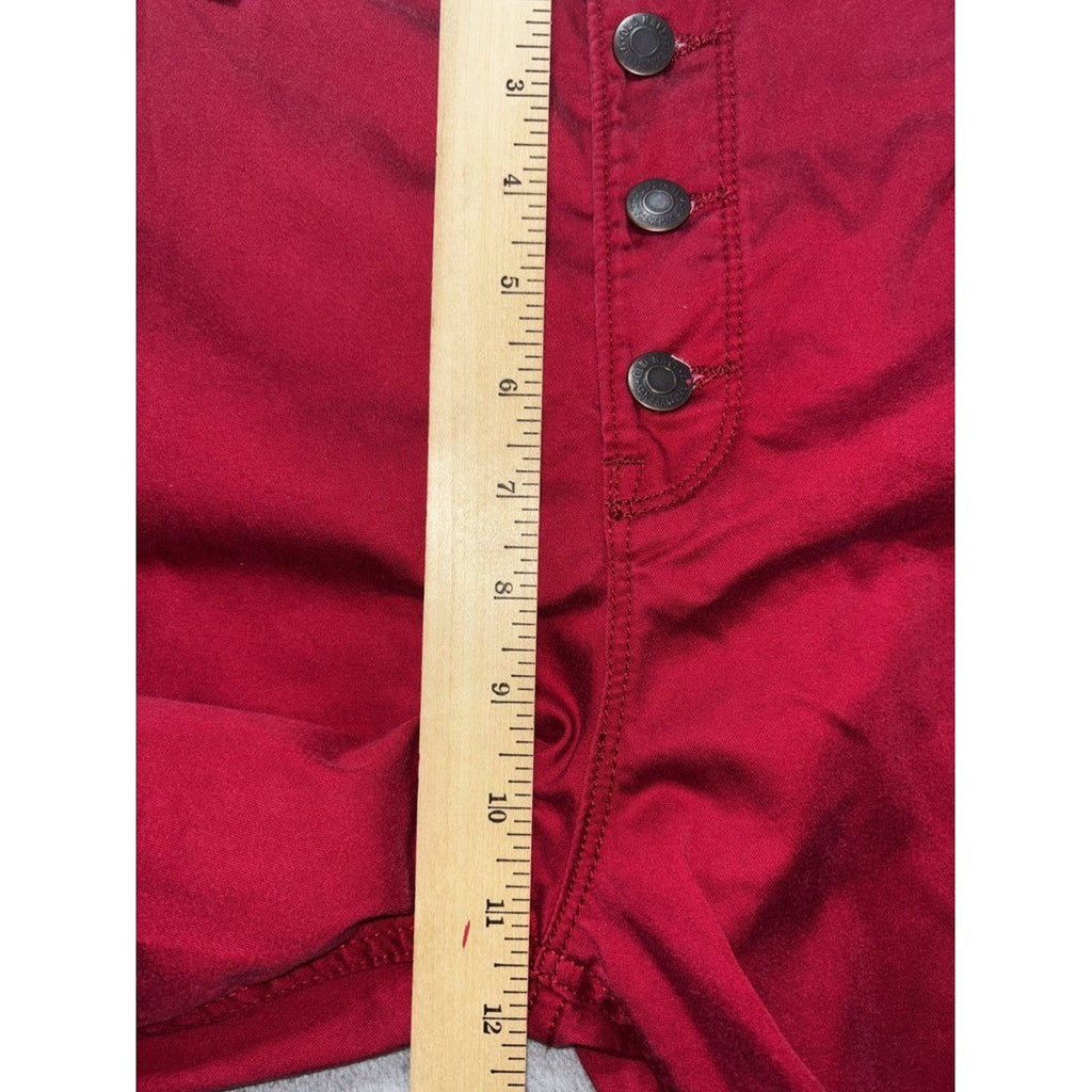 Old Navy Women's Burgundy Super Skinny Jeans Size 16, photo 8 of 11