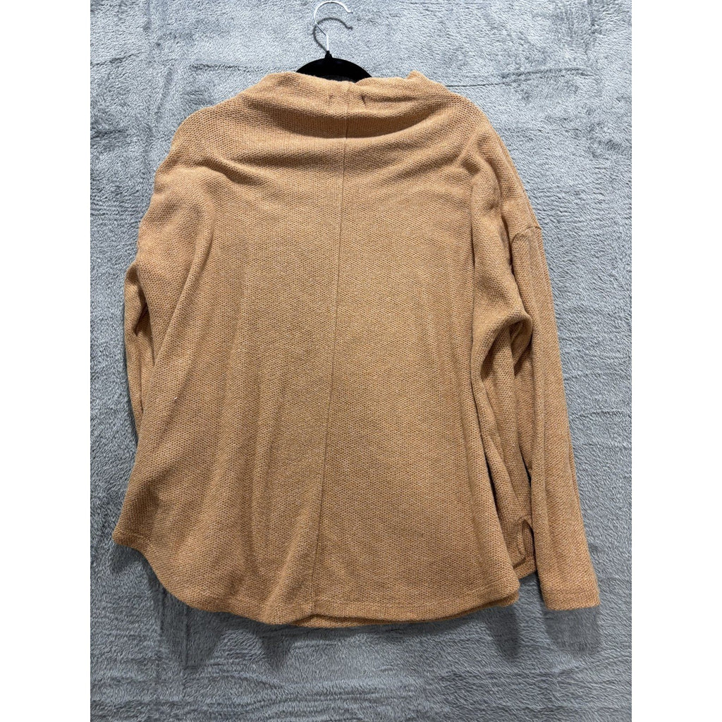 Old Navy Womens XL Camel Tan Mock Neck Sweater Pullover Cozy Casual