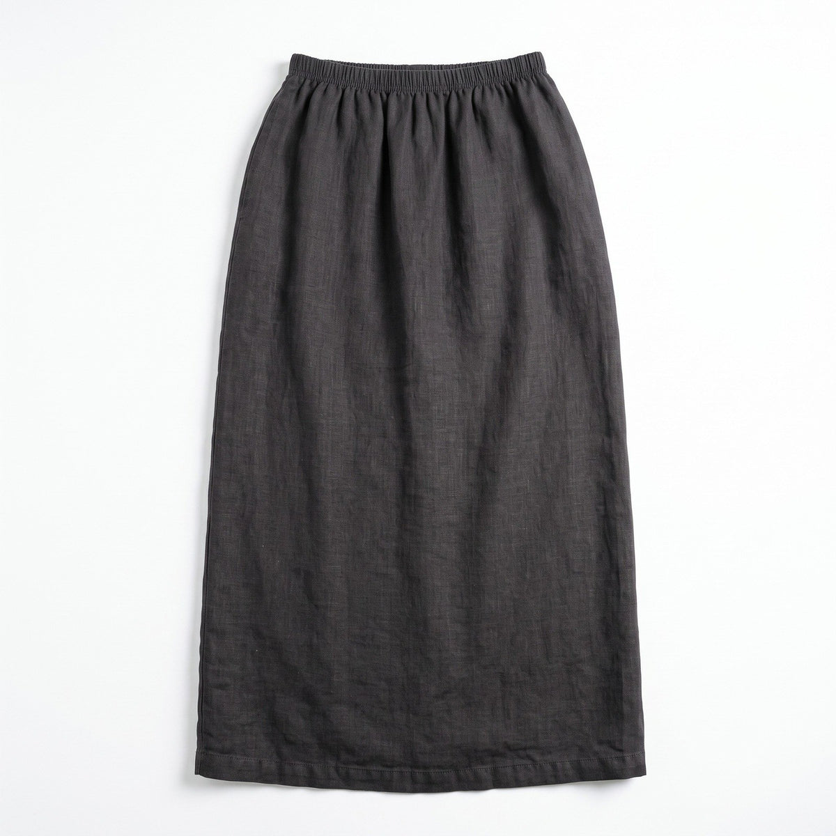 Doneckers of Ephrata S Black Linen Maxi Skirt Womens Boho Vintage Casual