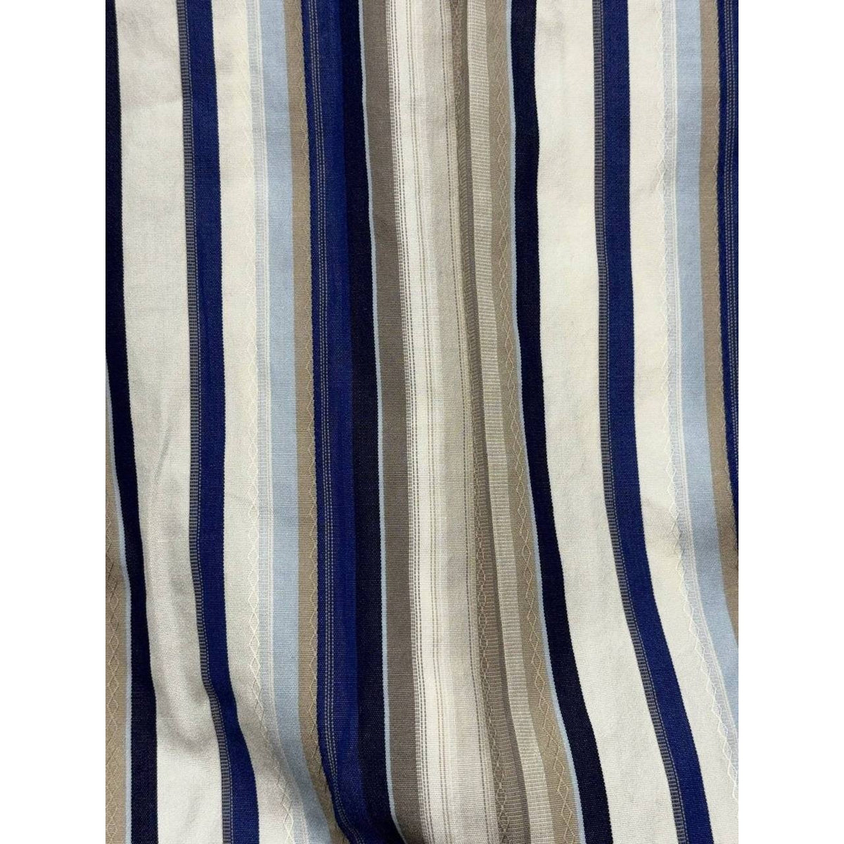 Ted Baker Men's Cream Blue Striped Shirt Size 3, photo 5 of 10