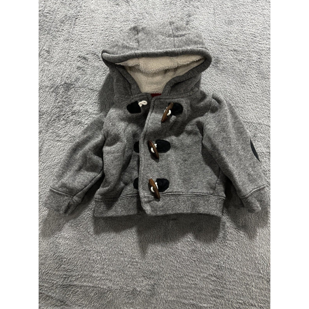Baby B'gosh Baby Boy 12M 4 Piece Bundle Henley Joggers Hoodie Maroon Gray