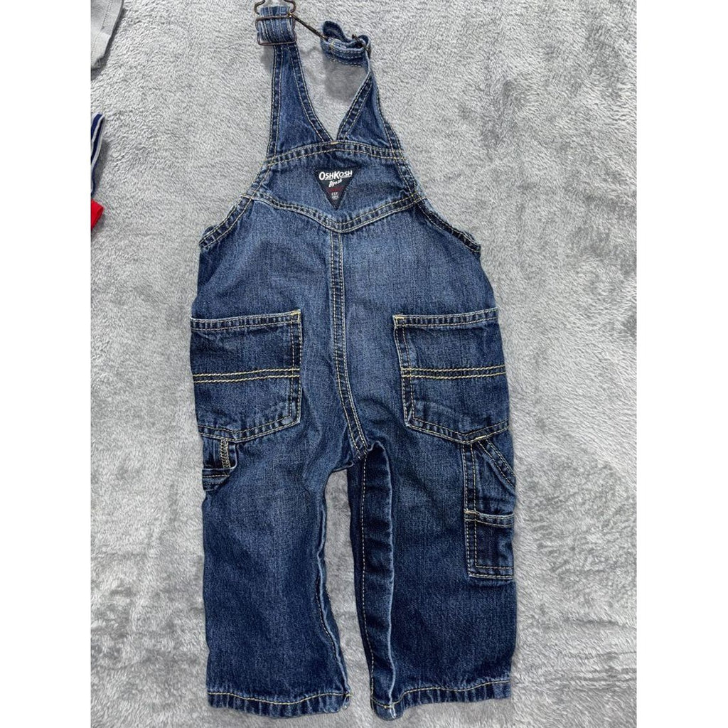 OshKosh & Gerber Baby Boy Overalls Lot 6 Pcs 9M, photo 6 of 22