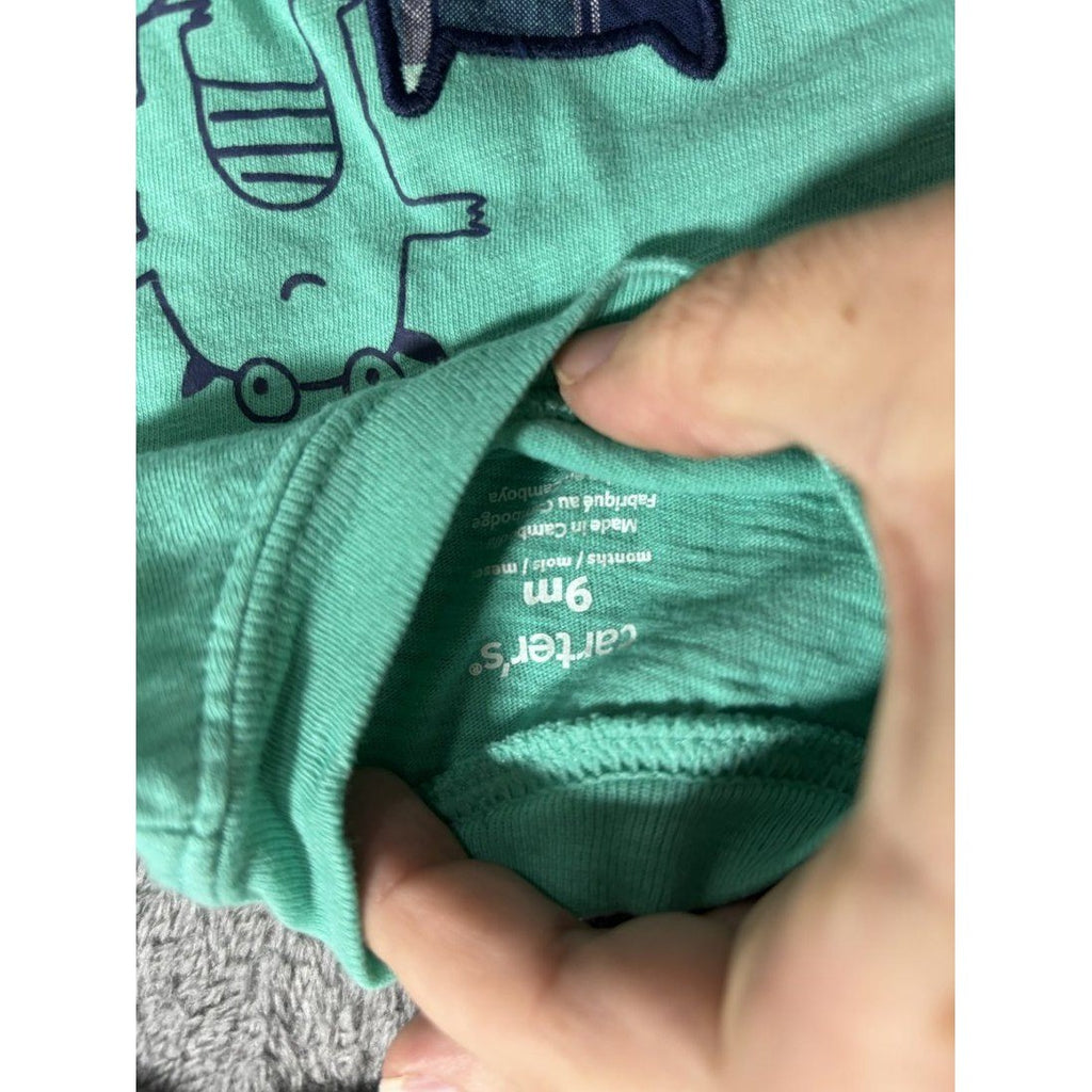 Baby Boy Monster Sleeper Jeans Lot 5 Pcs 9M, photo 5 of 12