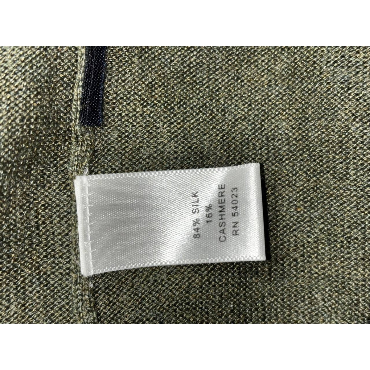 Banana Republic Men's Olive Silk Sweater Size S, photo 9 of 9