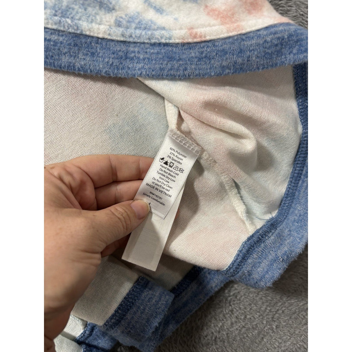 LuLaRoe Womens L Tie Dye Open Front Cardigan Casual Boho