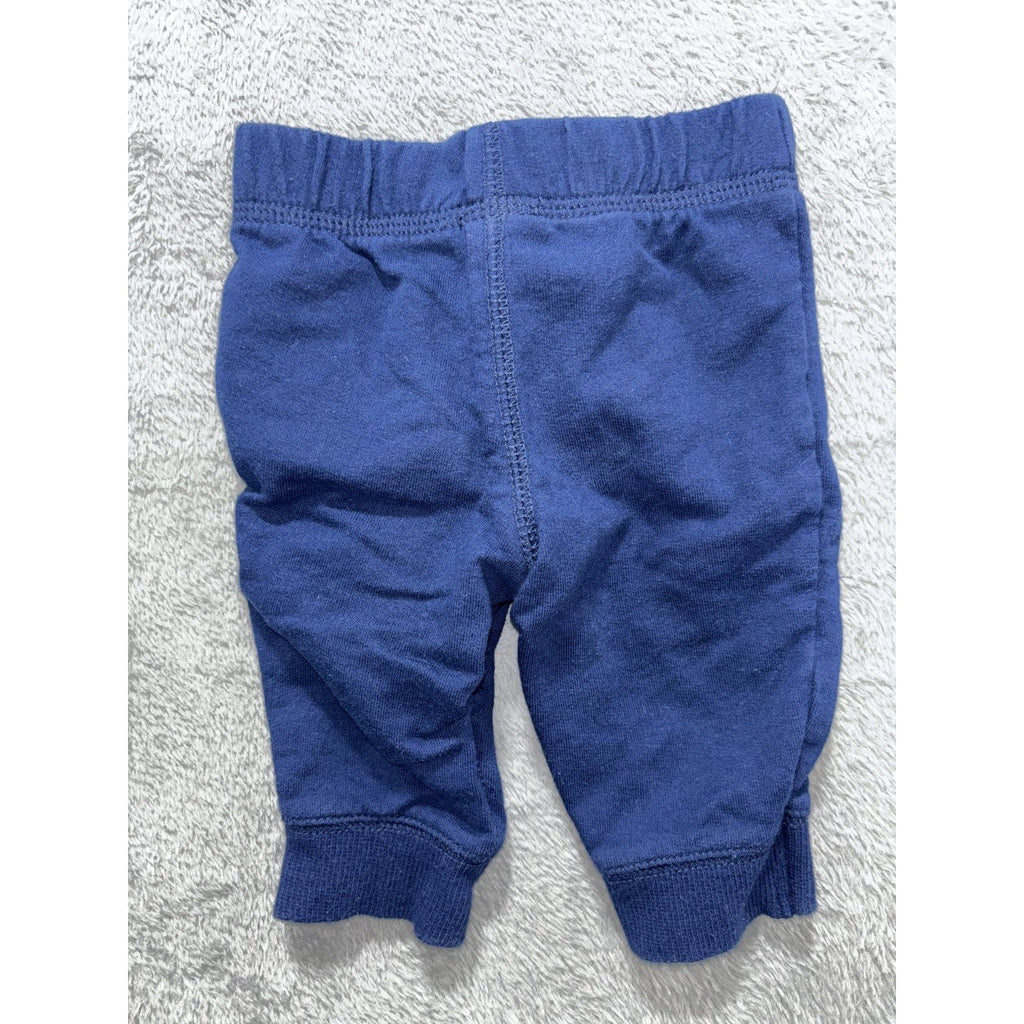 Carter's Baby Boy 3M 7 Piece Bundle Bodysuits Henley Pants Blue Brown Navy