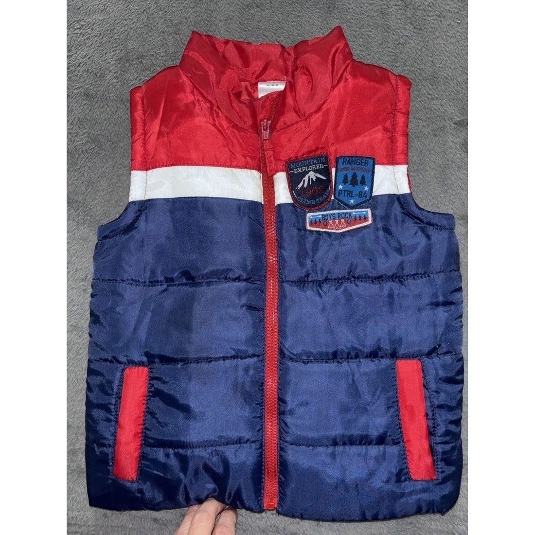 OshKosh & Boys Rock Boy Cardigan Vest Lot 3 Pc 2T, photo 6 of 13