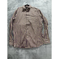 Turrau Men's Purple Green Plaid Shirt Size XL