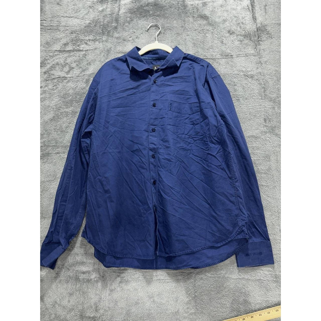 Armani Exchange Men's Navy Blue Shirt Size XL