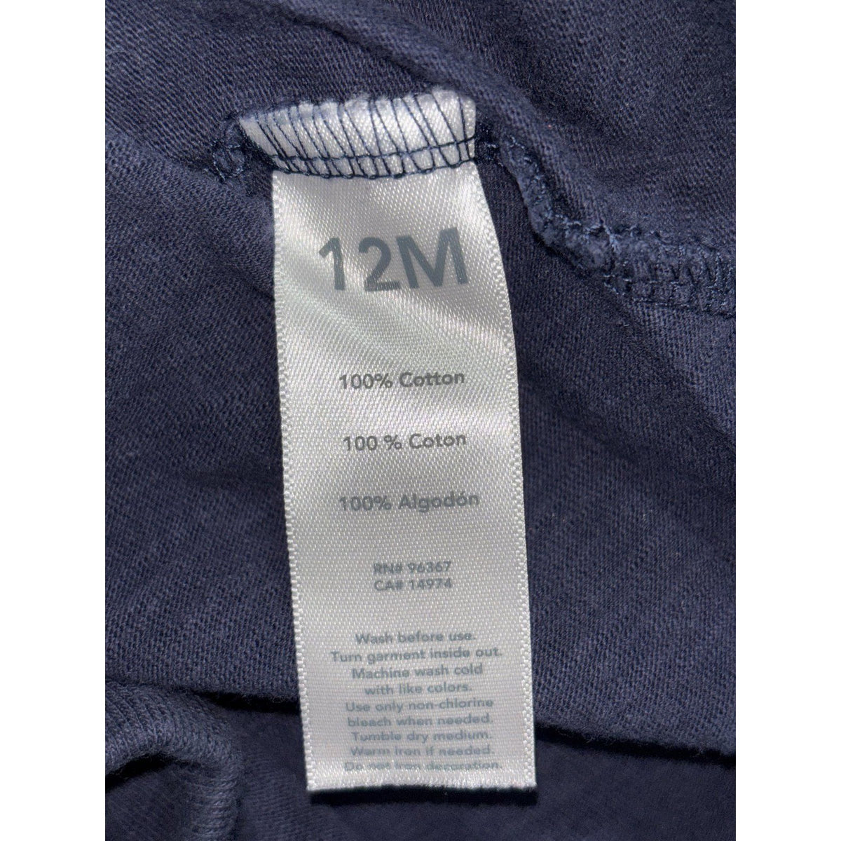 Carter's Baby Boy 12M 6 Piece Bundle Fleece Sleepers Cardigan Henleys Navy Gray