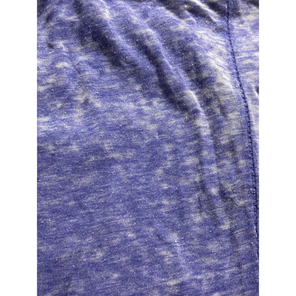 Alternative Womens S Purple Burnout Long Sleeve Button Front Shirt Top