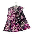 Dressbarn 1X Womens Purple Floral Cowl Neck Sleeveless Blouse Boho Casual NWT