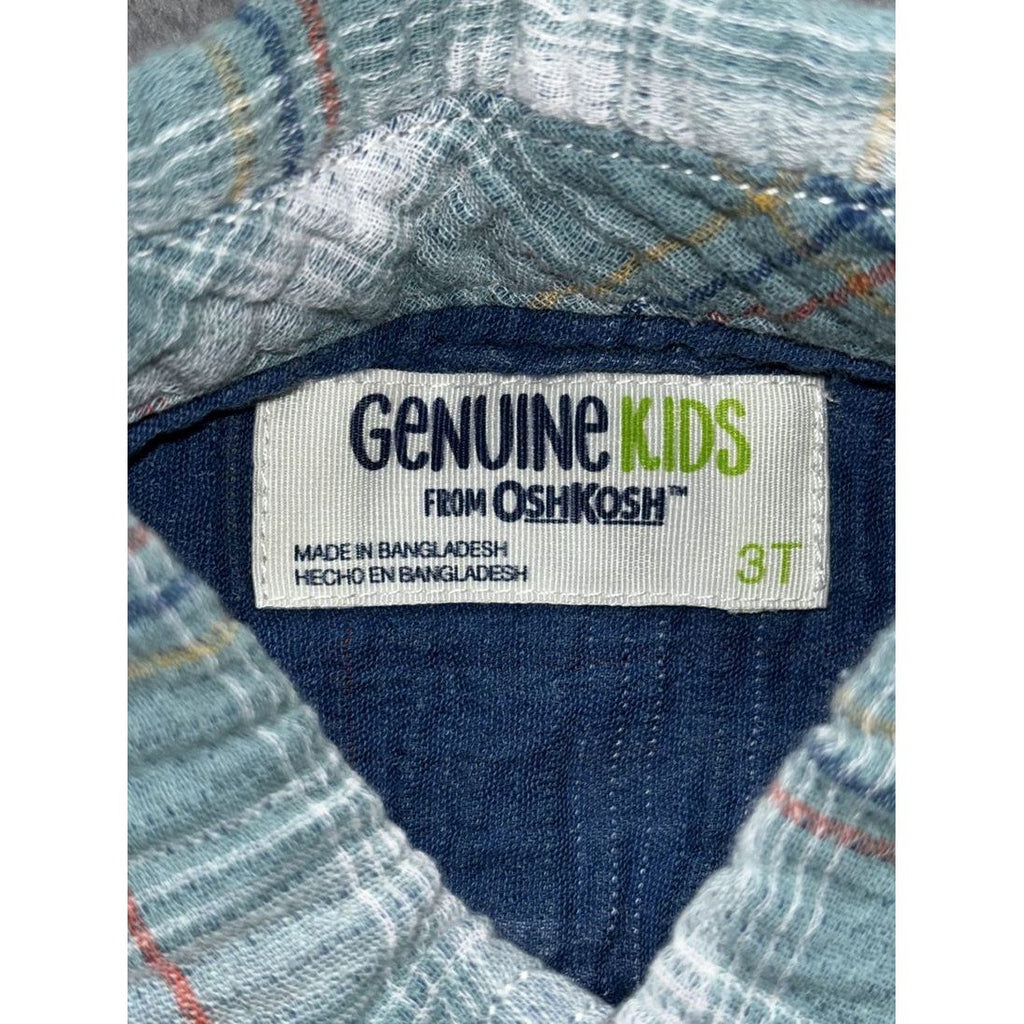 OshKosh & Carter's Boy Plaid Shirts Lot 5 Pcs 3T, photo 18 of 20