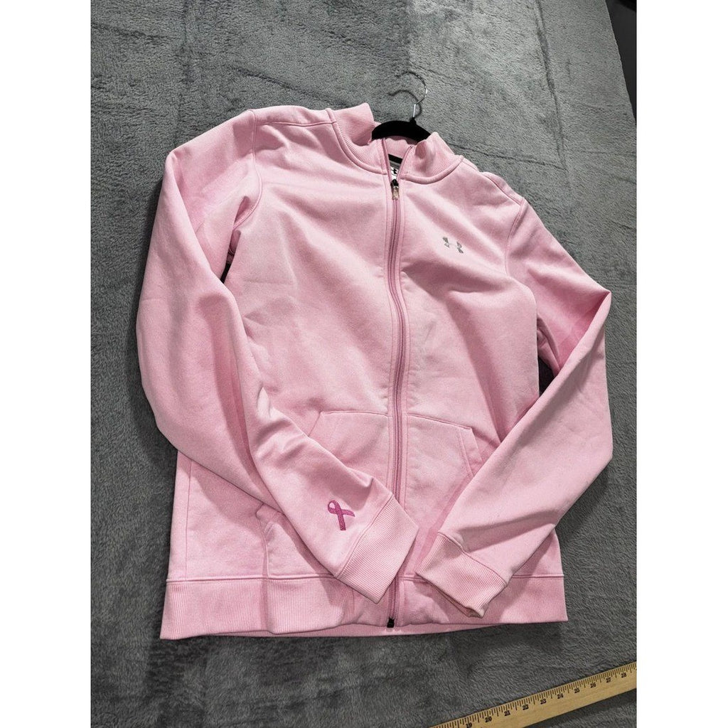 Under Armour Women's Pink Full Zip Jacket Size L, photo 3 of 9