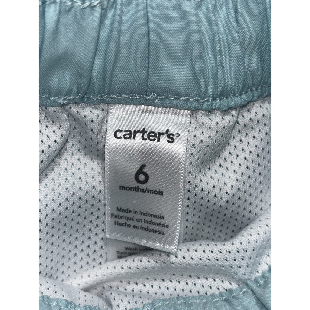 Carter's Baby Boy 6M 6 Piece Bundle Tee Shorts Tank Bodysuits Green Blue Navy