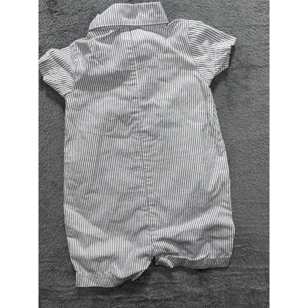 Carter's Baby B'gosh Baby Boy 6M 5 Piece Bundle Rompers Shirts Plaid Gingham