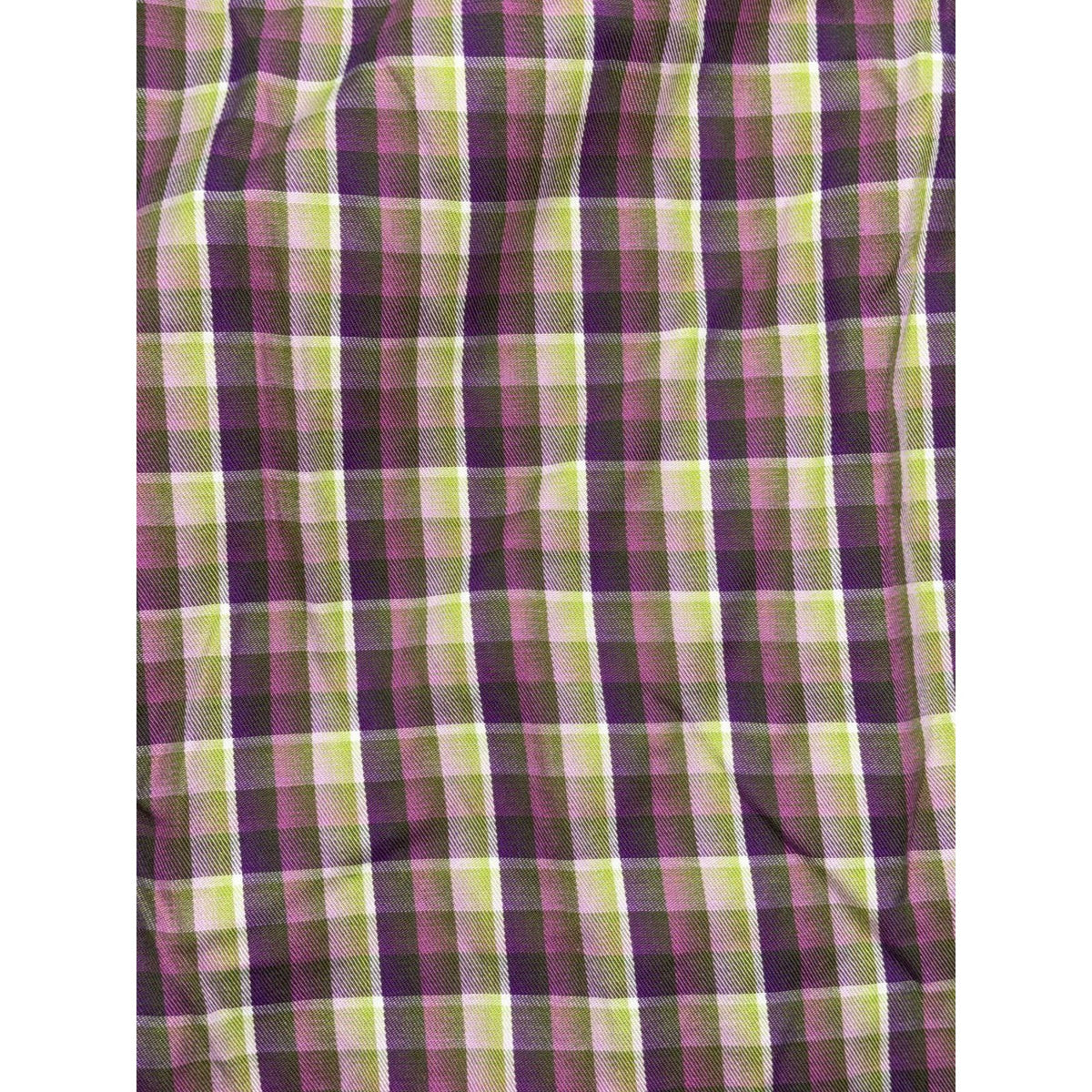 Turrau Men's Purple Green Plaid Shirt Size XL, photo 7 of 10