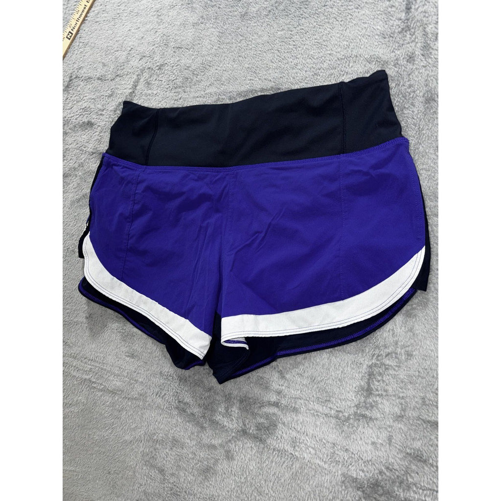 Athleta Women's Purple Lined Running Shorts Size S, photo 3 of 10