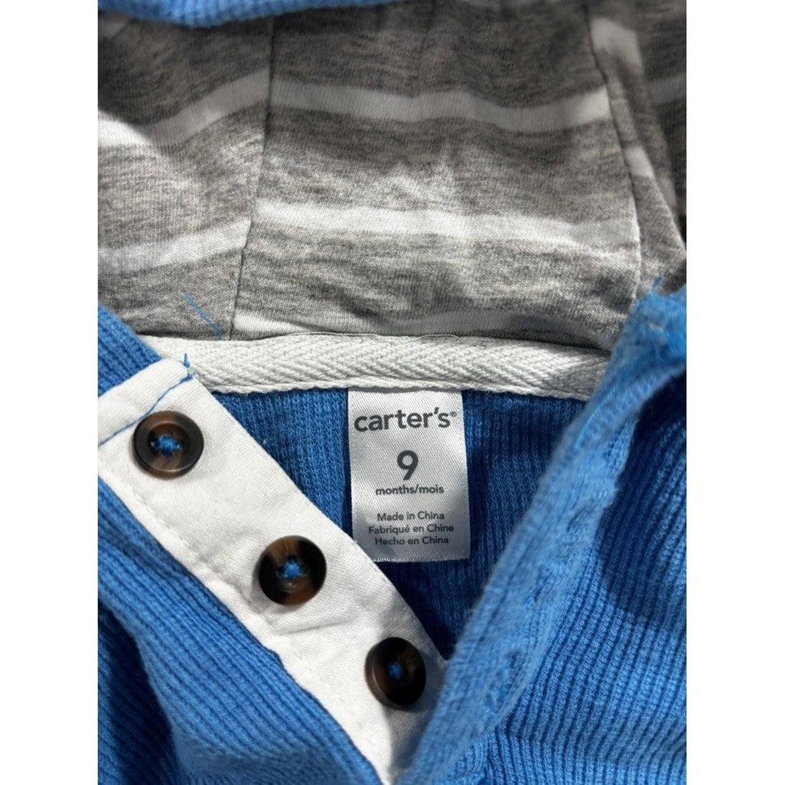 Carter's Baby Boy Hoodie Plaid Shirt Lot 7 Pcs 9M, photo 3 of 15