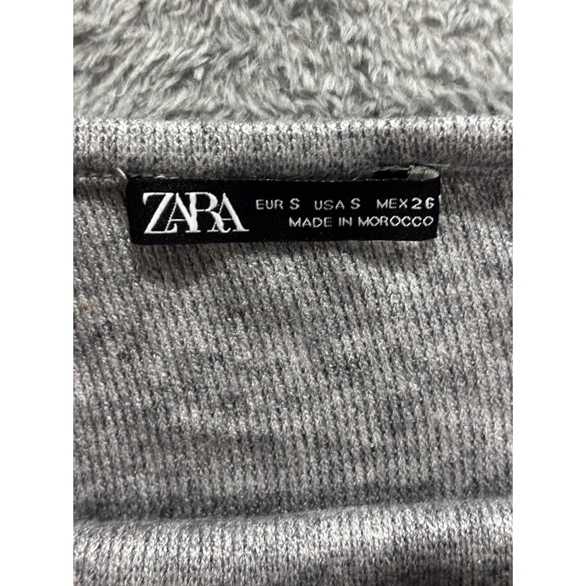 Zara Womens S Bundle 3pc Ribbed Tank Crop Top Gray Red