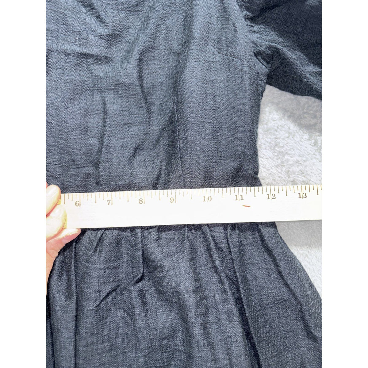 A New Day Women's Black Flutter Maxi Dress Size S, photo 6 of 13