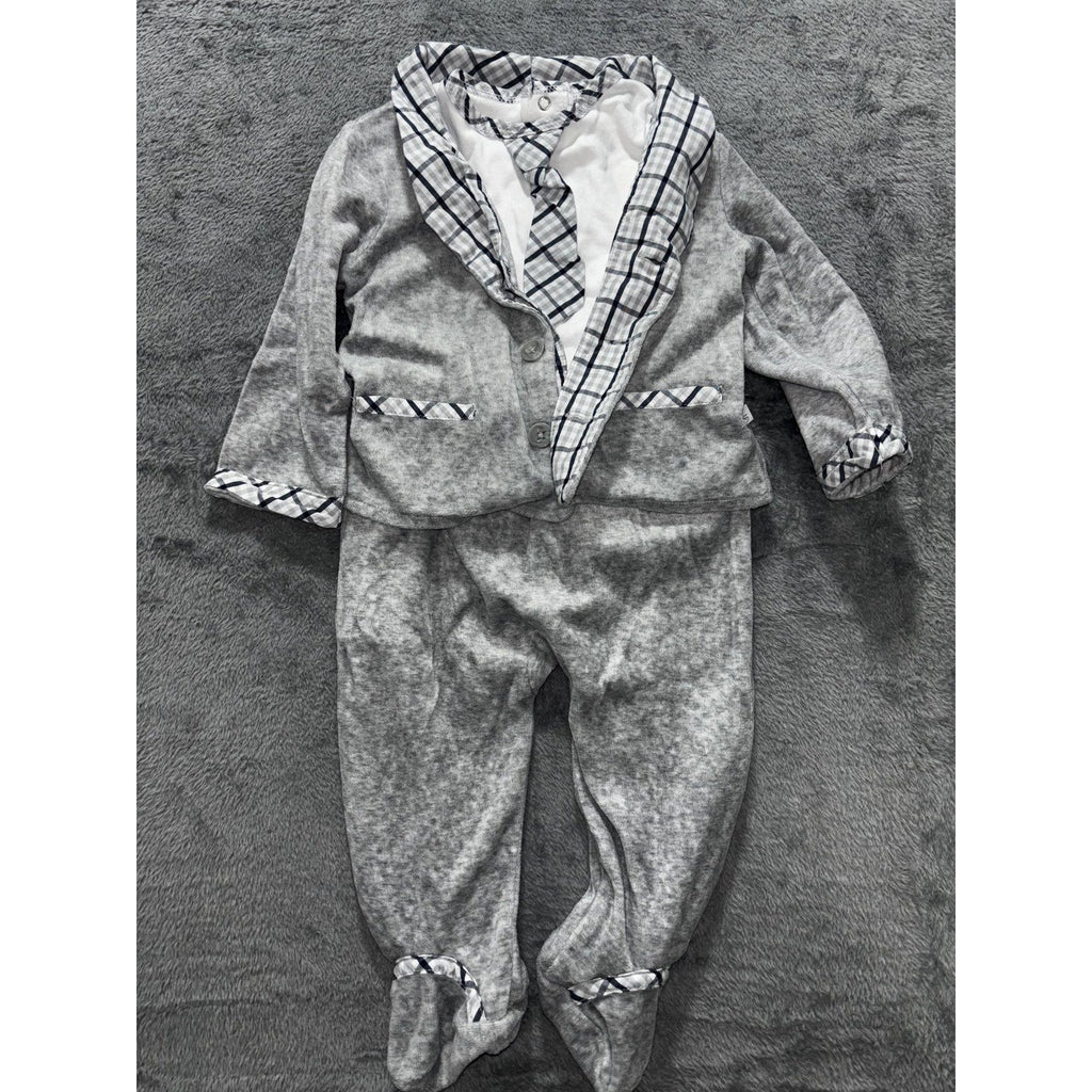 Truly Scrumptious OshKosh Baby 12M 5 Piece Bundle Jacket Shirt Pants Plaid