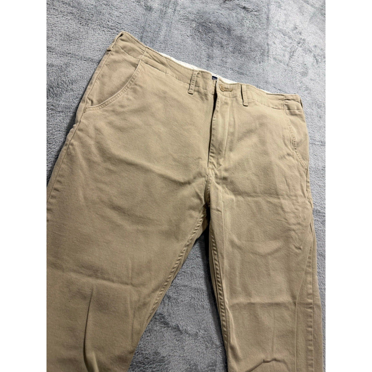 Levi Strauss & Co W36 L30 Khaki Chino Pants Mens Casual Preppy Vintage
