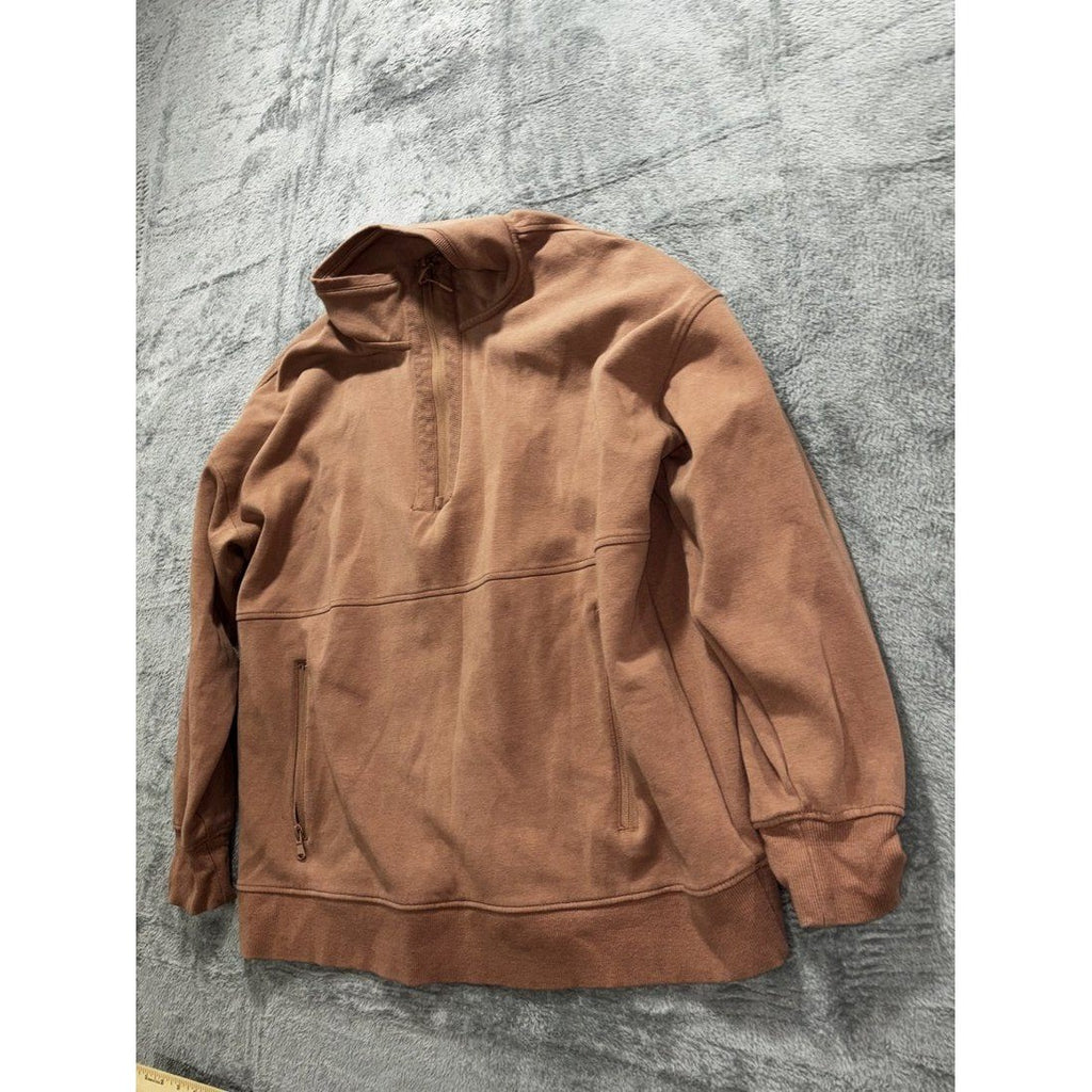 Maurices Women's Rust Quarter Zip Sweatshirt Size XL, photo 2 of 10