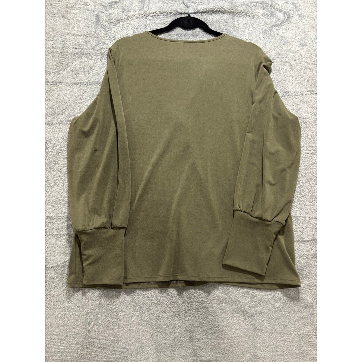 Banana Republic XL Olive Green Womens V-Neck Tunic Top Casual Cozy
