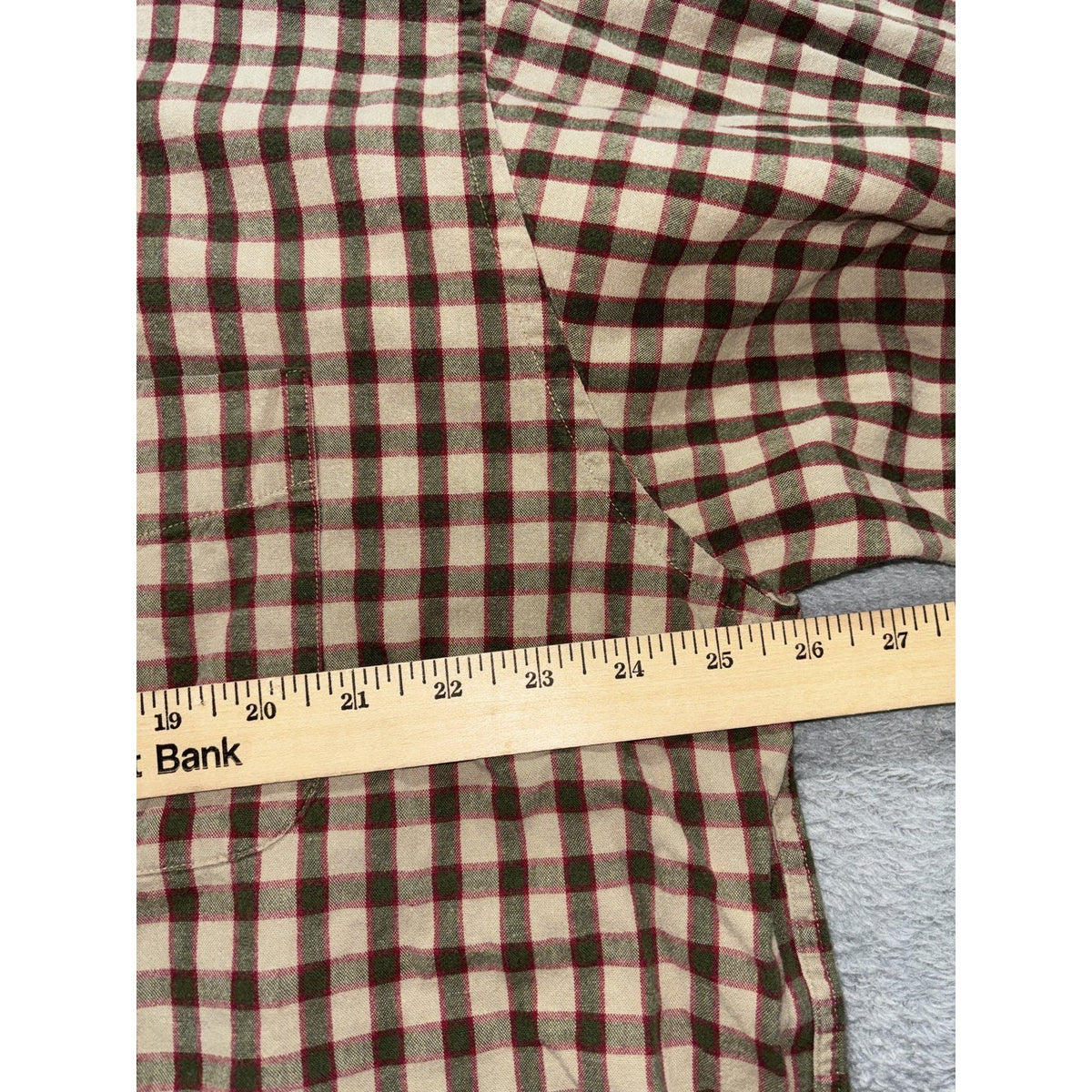 Abercrombie & Fitch Men's Brown Check Shirt Size XL, photo 7 of 8