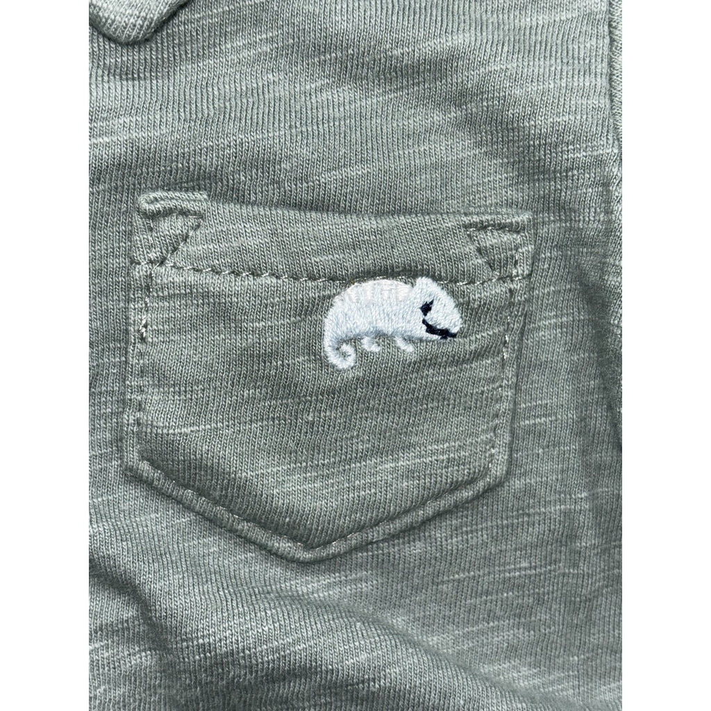 Carter's Circo Baby Boy 6M 5 Piece Bundle Bodysuits Shorts Romper Sage Gray