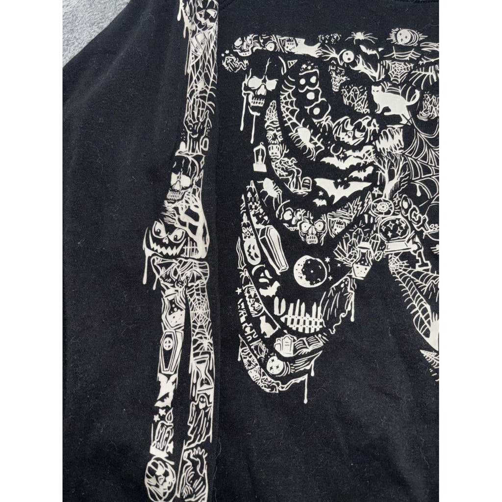 Torrid Women's Black Skeleton Sweatshirt Plus Size 1, photo 3 of 12