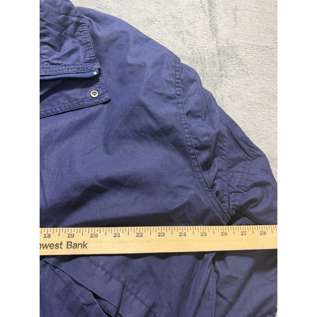 PGA Tour Mens L Navy Blue Windbreaker Jacket Golf Casual
