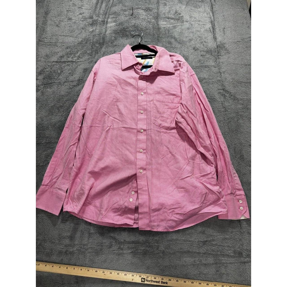 Ted Baker Men's Pink Dress Shirt 17 34/35
