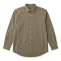 L.L.Bean XL Tall Olive Cream Check Button Up Shirt Preppy Casual