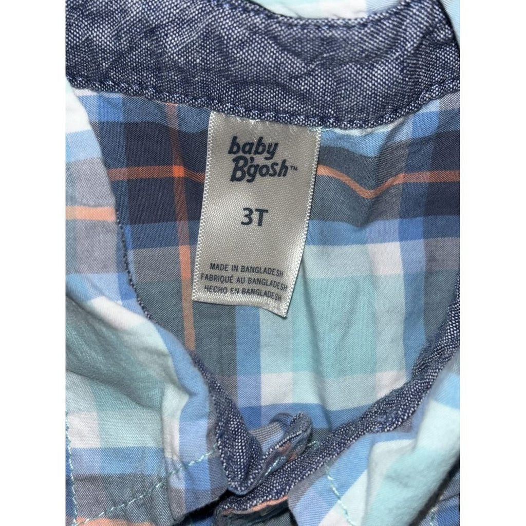 OshKosh & Carter's Boy Plaid Shirts Lot 5 Pcs 3T, photo 11 of 20