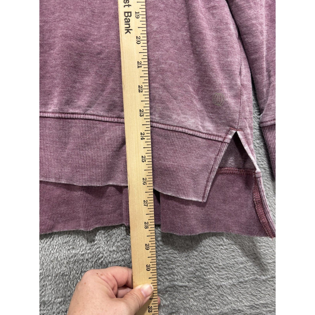Balance Collection Womens XL Mauve Crewneck Sweatshirt Raglan Casual Athleisure