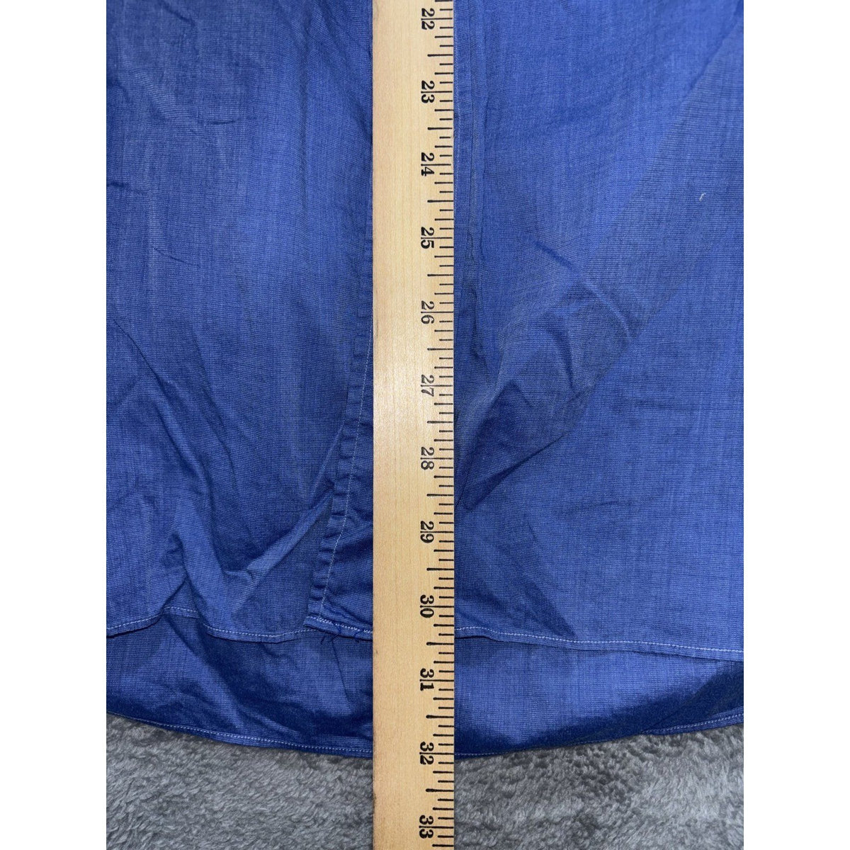 Borrelli Men's Blue Dress Shirt 16 1/2 42, photo 9 of 9