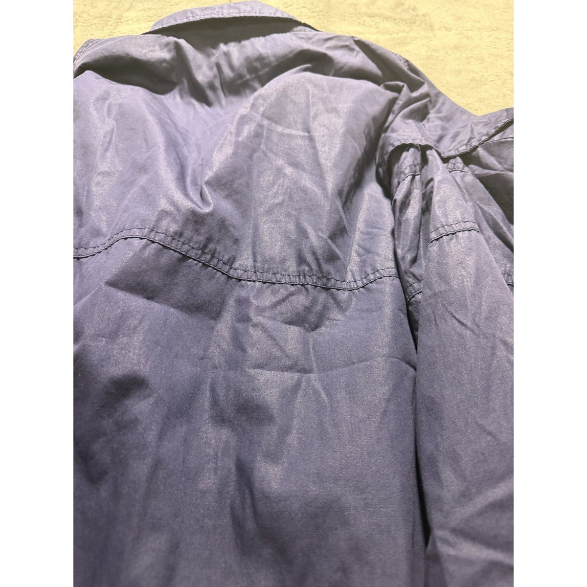 PGA Tour Mens L Navy Blue Windbreaker Jacket Golf Casual