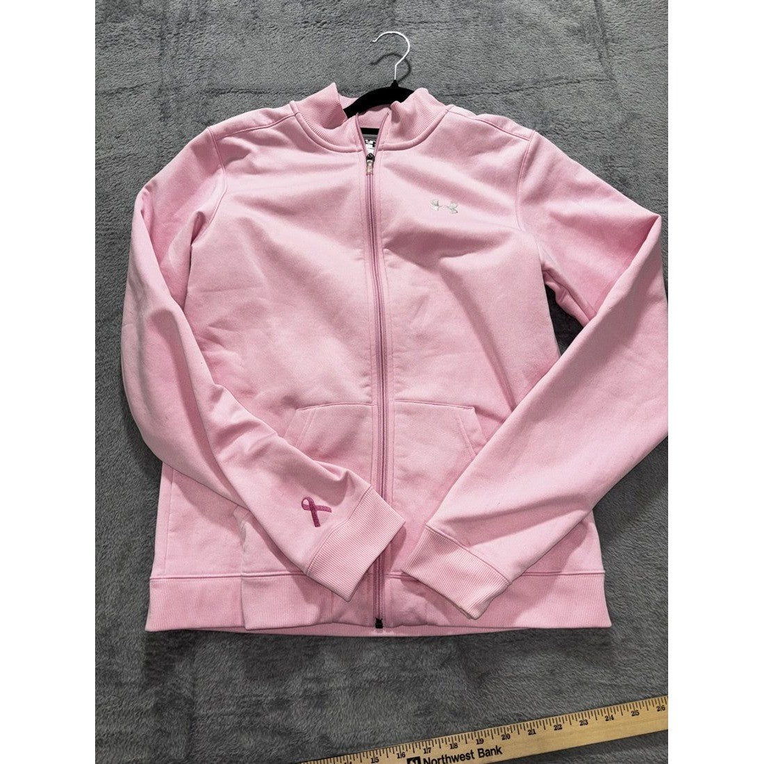 Under Armour Women's Pink Full Zip Jacket Size L